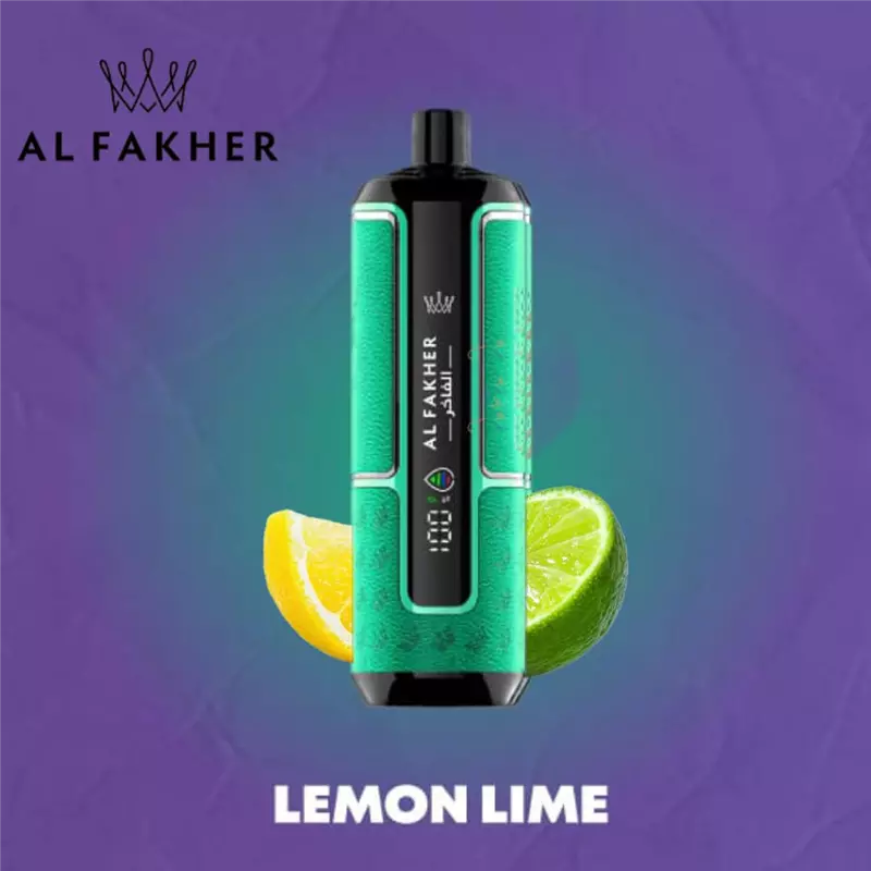 ویپ یکبار مصرف الفاخر لیمو ترش و شیرین 15000 ALFAKHER LEMON LIME