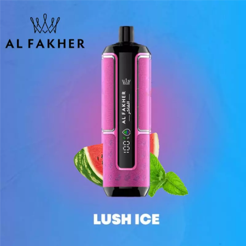 ویپ یکبار مصرف الفاخر هندوانه یخ 15000 ALFAKHER LUSH ICE