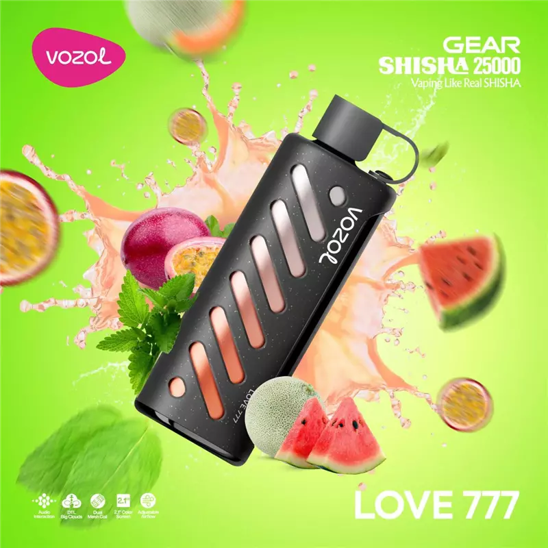 ویپ یکبار مصرف ووزول گیرشیشا لاو VOZOL GEAR SHISHA LOVE 25000