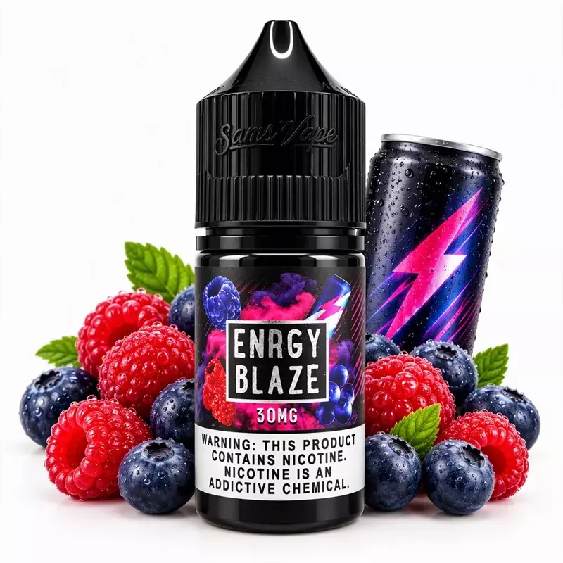سالت تمشک انرژی زا سامز ویپ Sams Vape Enrgy Blaze
