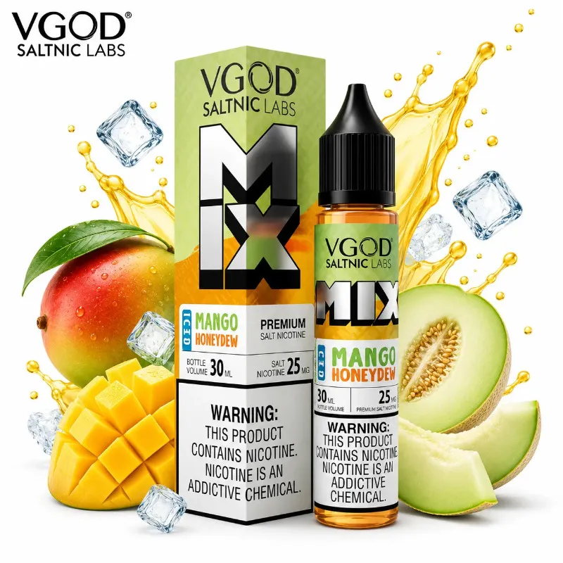 سالت ویگاد انبه عسلی یخ  VGOD MANGO HONEYDEW ICED 