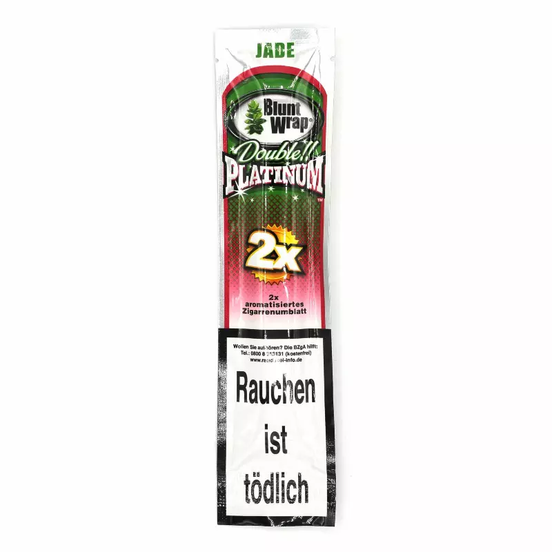 کاغذ سیگار بلانت وارپ دوبل پلاتینیوم جید BLUNT WARP DOUBLE PLATINUM JADE