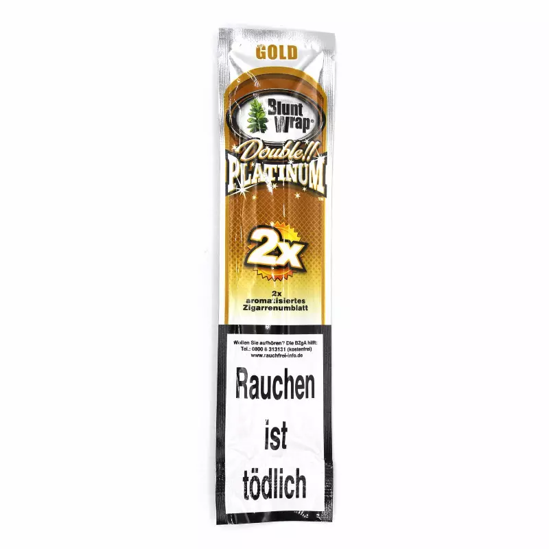 کاغذ سیگار بلانت وارپ دوبل پلاتینیوم طلایی  BLUNT WARP DOUBLE PLATINUM GOLD 