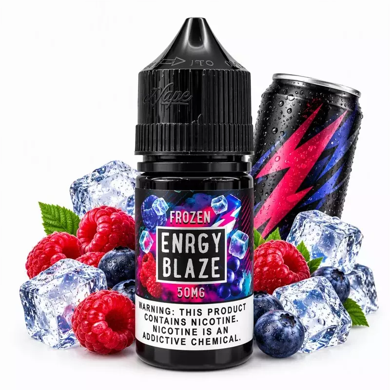 سالت تمشک انرژی زا یخ سامز ویپ Sams Vape Salt frozen enrgy blaze