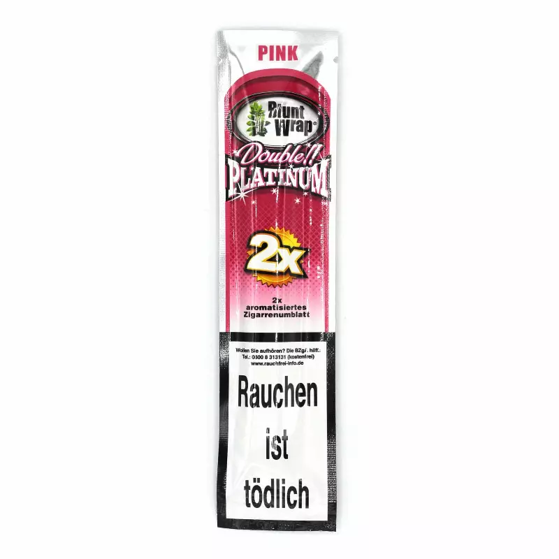 کاغذ سیگار بلانت وارپ دوبل پلاتینیوم صورتی BLUNT WARP DOUBLE PLATINUM PINK