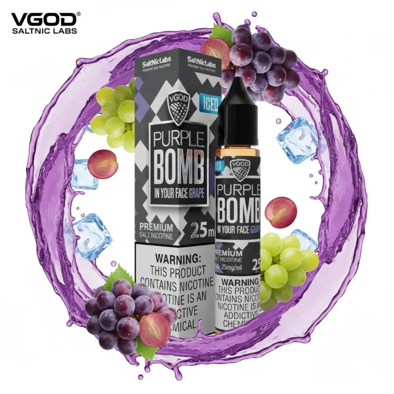 سالت ویگاد انگور یخ VGOD PURPLE BOMB ICE