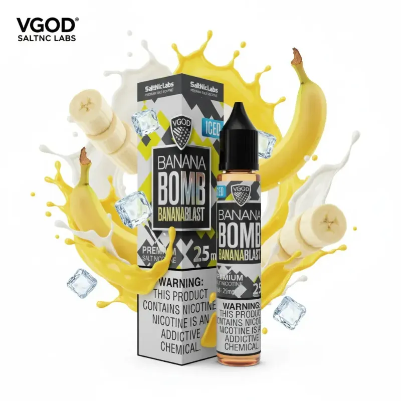 سالت ویگاد موز یخ VGOD BOMB BANANA ICE