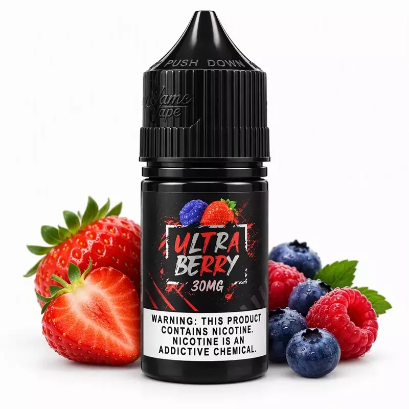 سالت توت فرنگی تمشک آبی سامز ویپ Sams vape Ultra Berry
