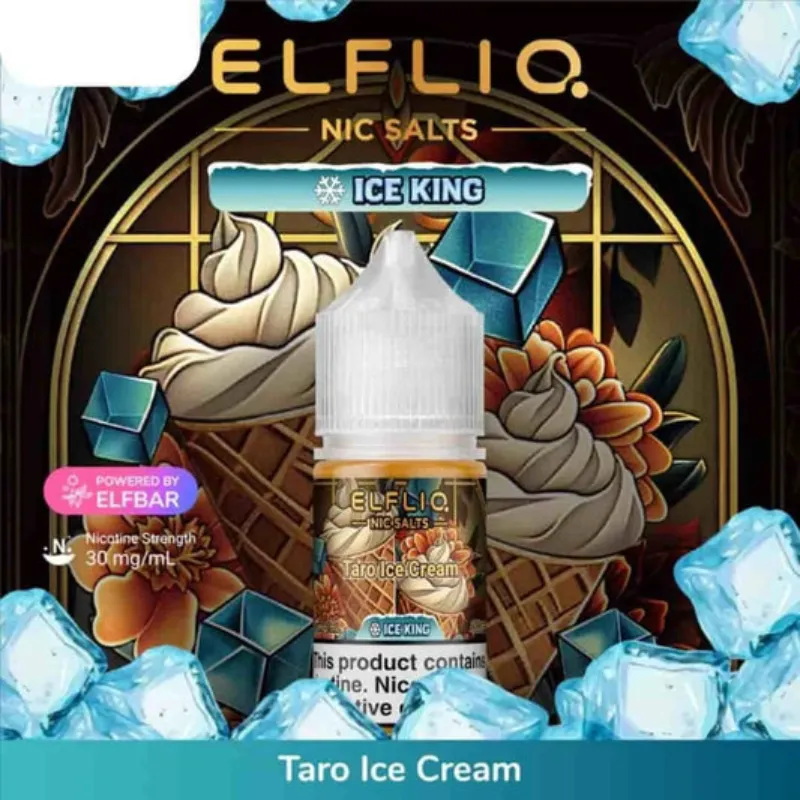 سالت الفبار بستنی یخ SALT ELFLIQ ICED TARO ICE CREAM