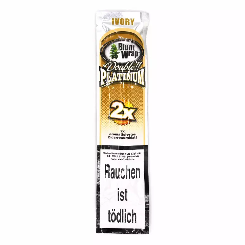 کاغذ سیگار بلانت وارپ دوبل پلاتینیوم عاجی BLUNT WARP DOUBLE PLATINUM IVORY