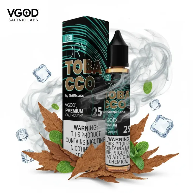 سالت ویگاد تنباکو خشک یخ VGOD DRY TOBACCO ICE