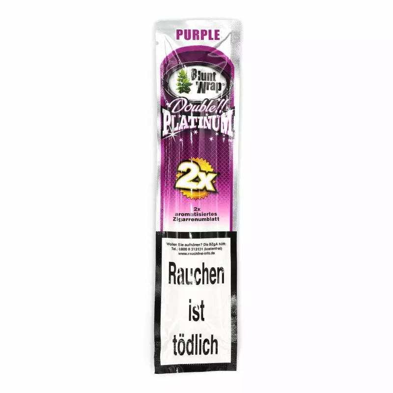 کاغذ سیگار بلانت وارپ دوبل پلاتینیوم بنفش BLUNT WARP DOUBLE PLATINUM PURPLE 