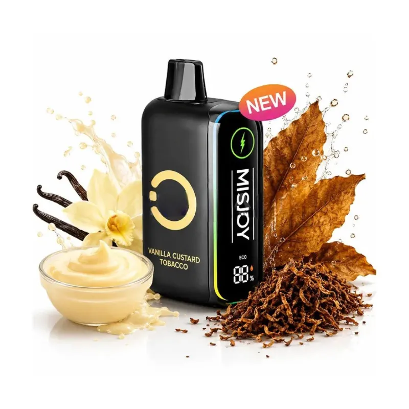 پاد یکبار مصرف میسجوی بتا وانیل کاستارد تنباکو MISJOY BETA VANILLA CUSTARD TOBACCO 50000