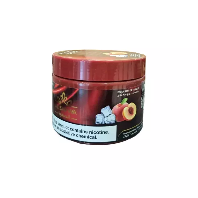 تنباکو الصفوه هلو یخ 250 گرمی AL SAFWA PEACH WITH ICE 