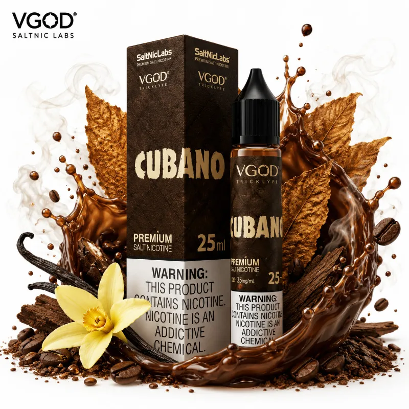 سالت ویگاد تنباکو خامه کارامل VGOD CUBANO RICH CREAMY