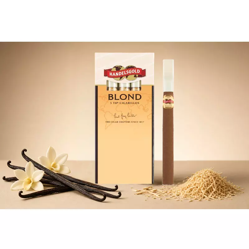سیگار برگ 5 عددی هندلزگلد بلوند Handelsgold blond