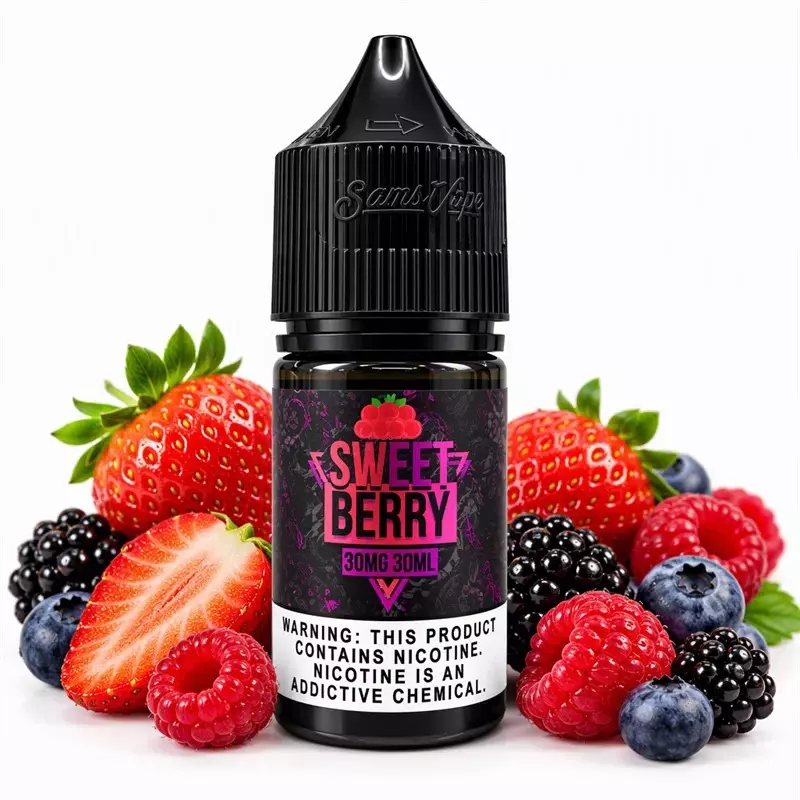 سالت توت فرنگی شیرین سامز ویپ Sams Vape Sweet Berry
