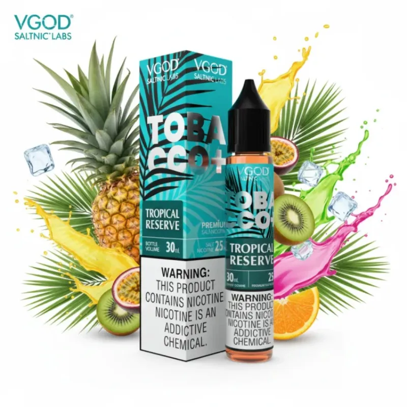 سالت ویگاد تنباکو آناناس انبه VGOD TOBACCO PLUS TROPICAL RESERVE