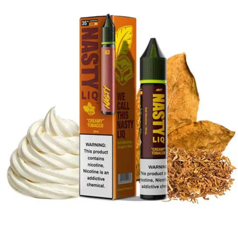 سالت نستی تنباکو خامه NASTY CREAMY TOBACCO