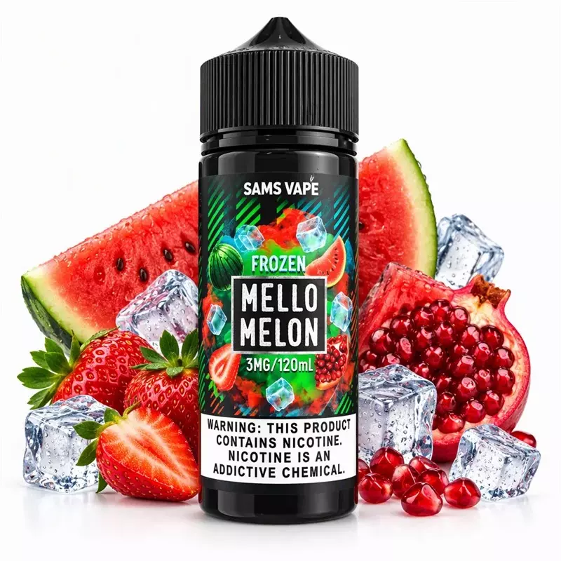 جویس هندوانه توت فرنگی انار یخ سامز ویپ Sams Vape frozen mello melon 120 ml