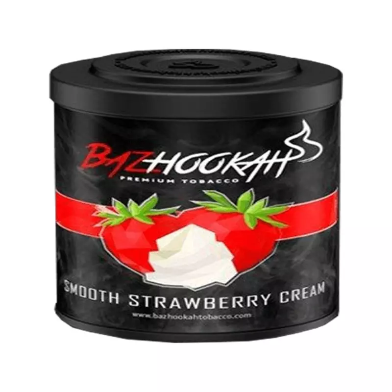تنباکو بازوکا کرم توت فرنگی 250 گرمی  BAZHOOKAH SMOOTH STRAWBERRY CREAM